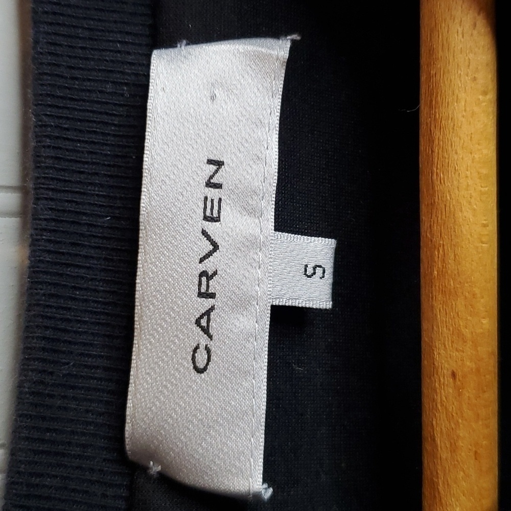 Carven Eyelit Shoulders‎ Black Top Small - Picture 3 of 8
